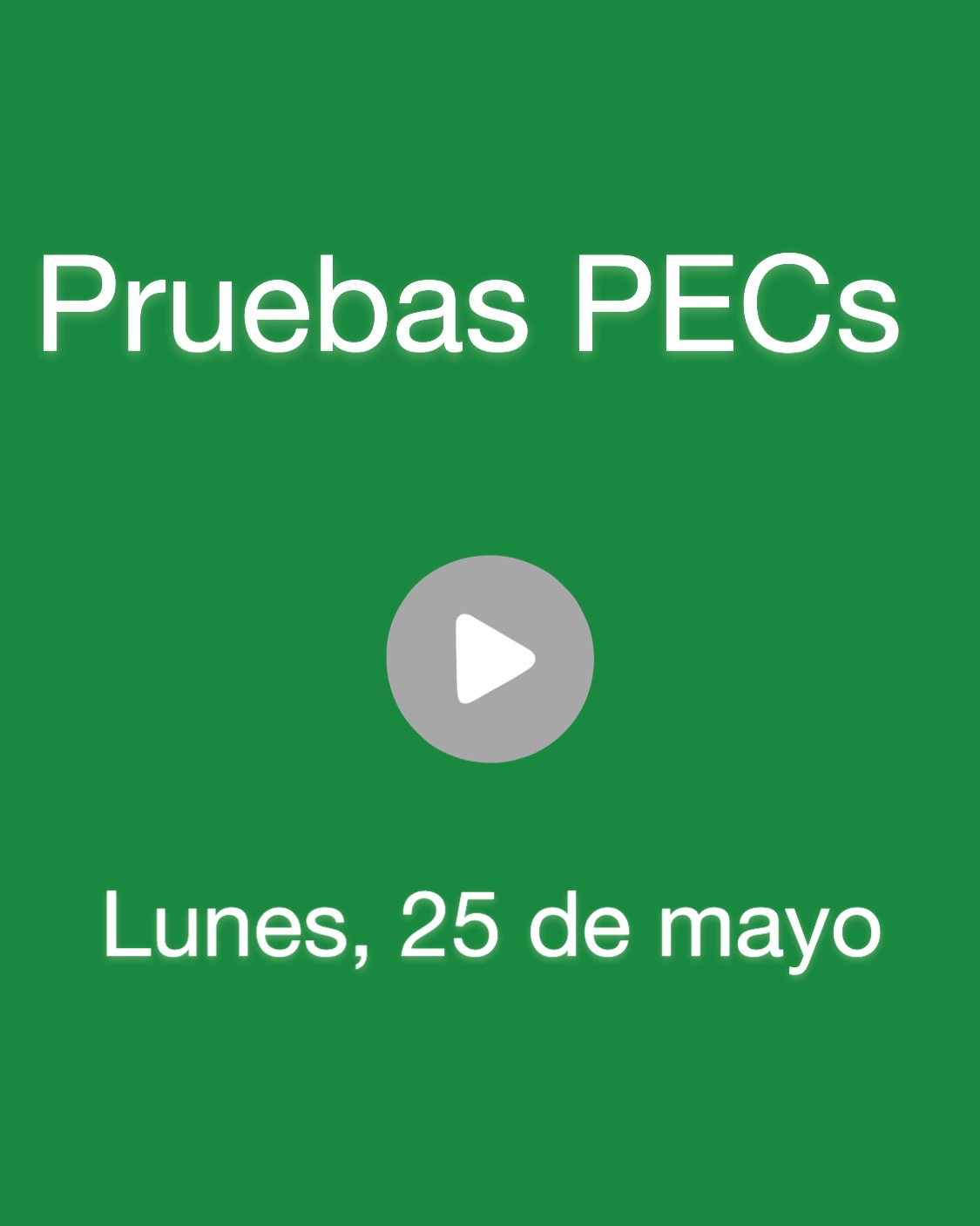 Las Pruebas de Evaluación Continua (PECs) Síncronas de Grados y Másteres comienzan este lunes